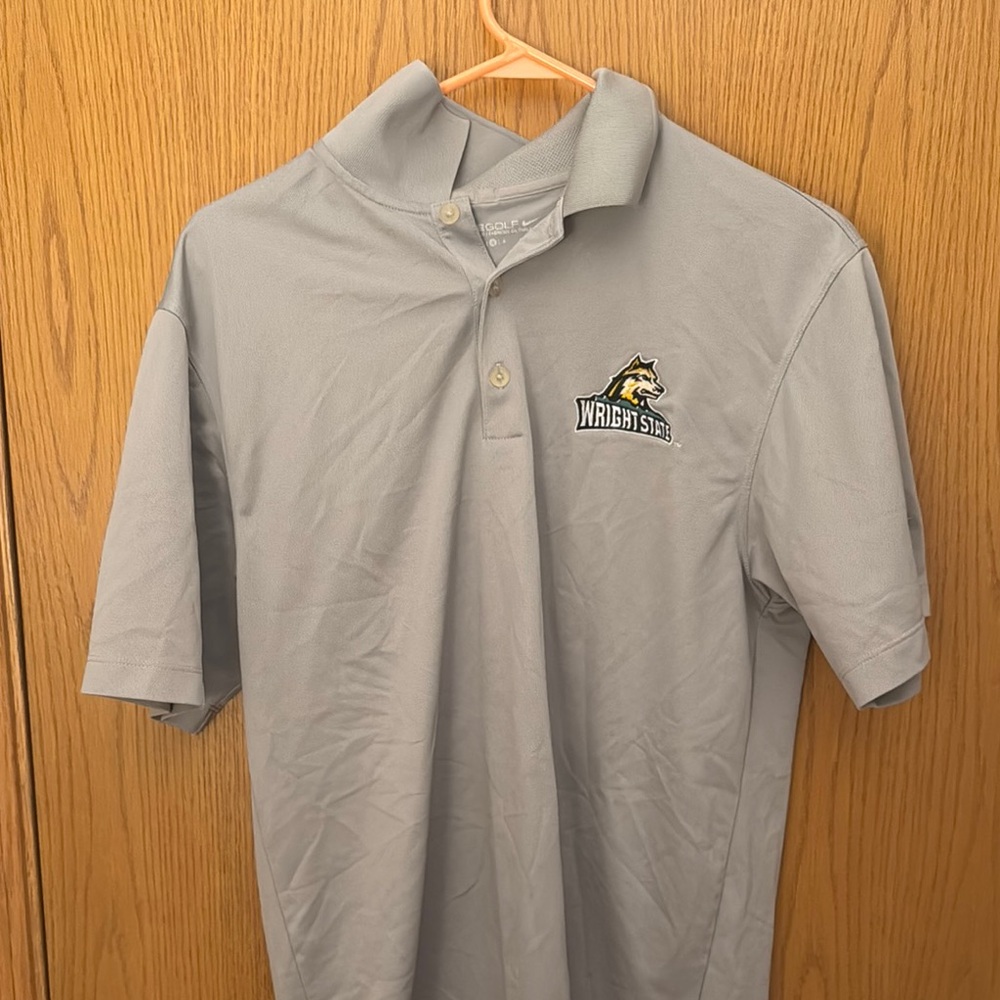 Wright State Dayton Ohio Nike Golf Polo Size Small(Fits like a Medium)